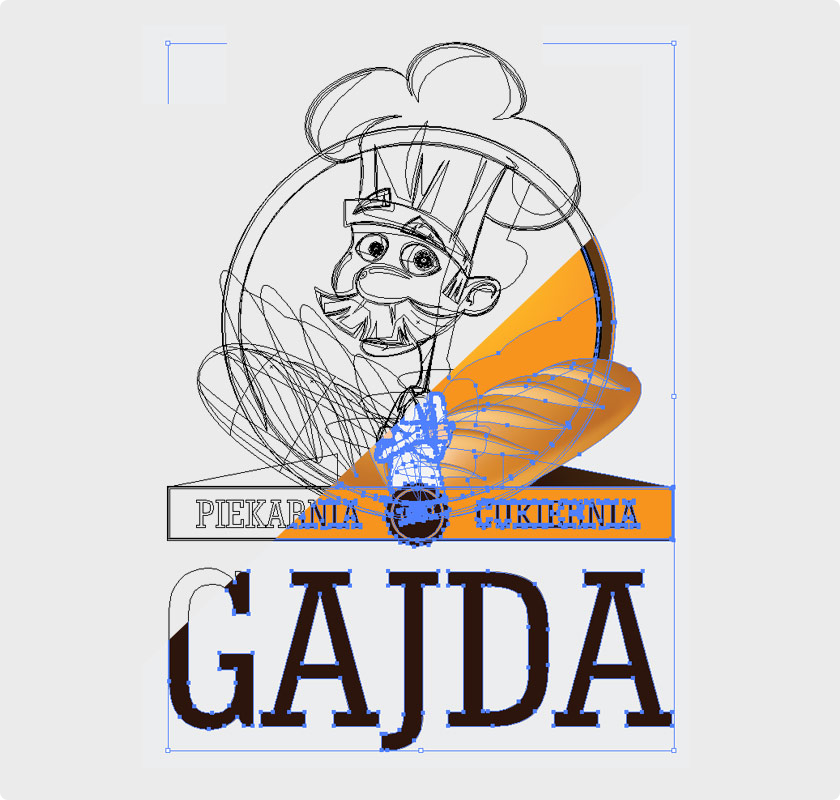 Branding piekarni Gajda