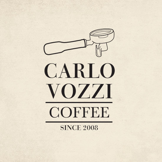 Identyfikacja wizualna palarni kawy Carlo Vozzi