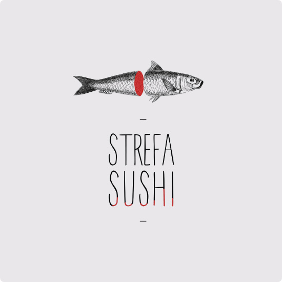 Branding restauracji japońskiej Strefa Sushi