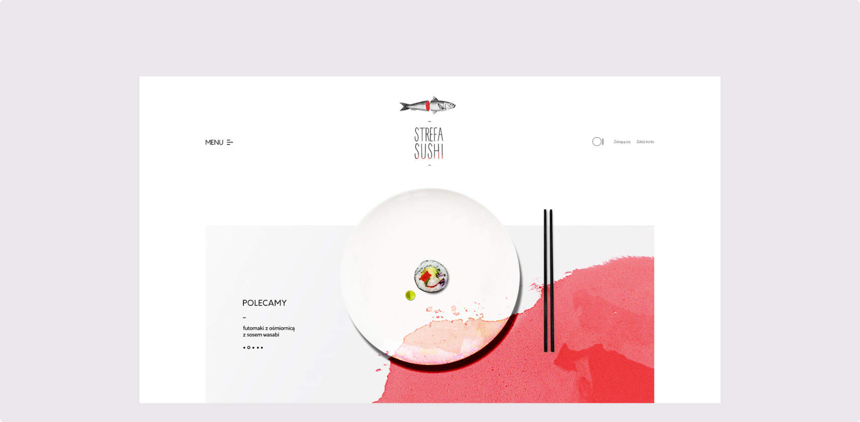 Branding restauracji japońskiej Strefa Sushi